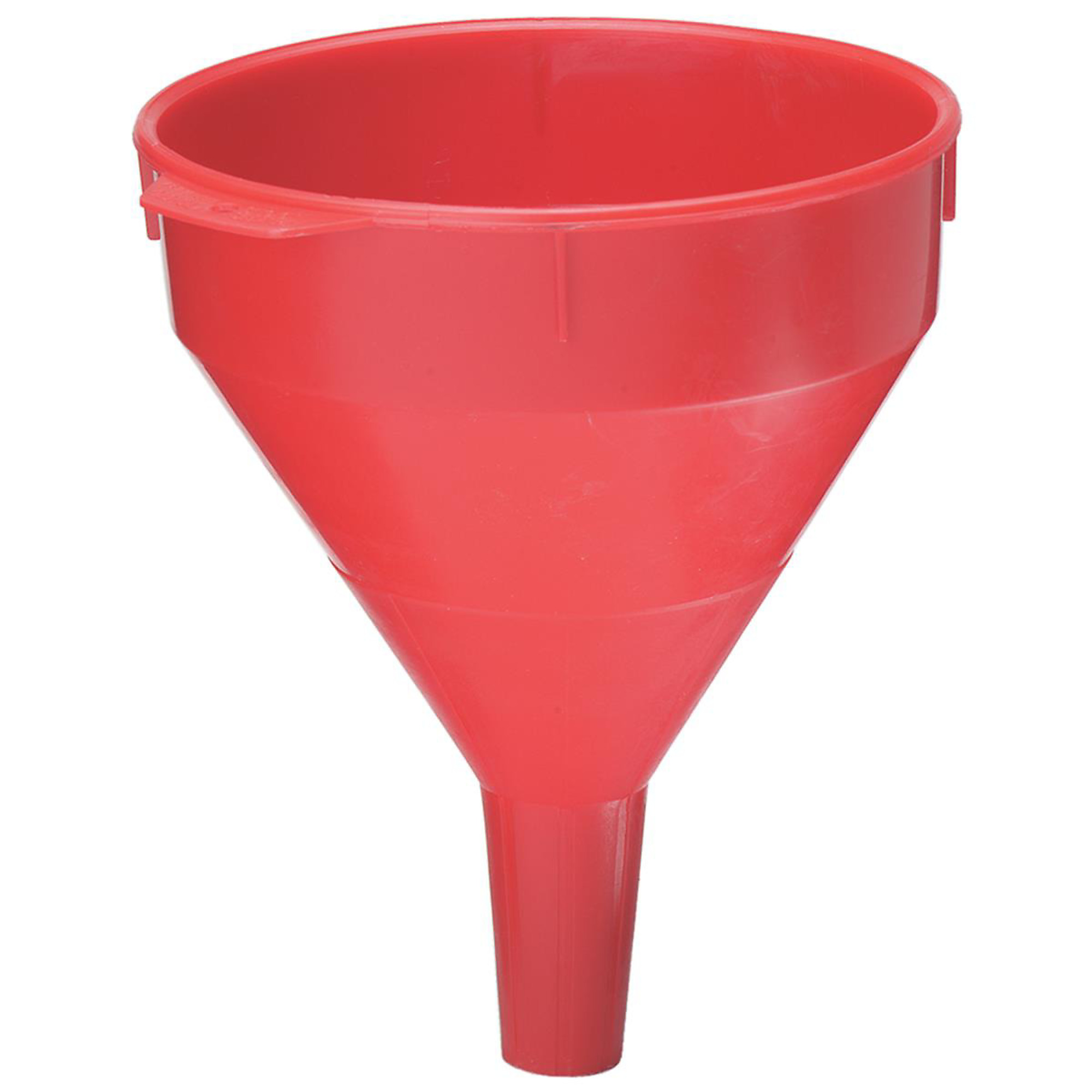 Plews Edelmann Economy Plastic Funnel — 7in. Diameter, 2 Quarts Capacity, Fine Mesh Straining Screen, Model# PLW75-070